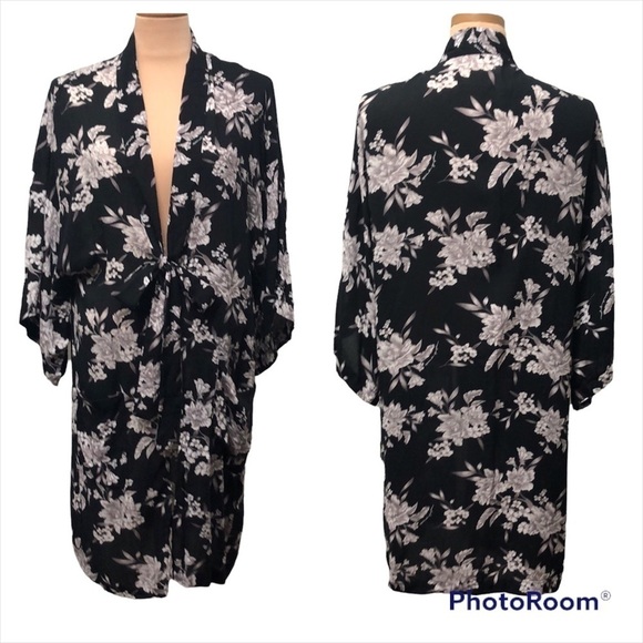 Spiritual Gangster Maya Floral Kimono Robe Tunic Top One Size - Picture 1 of 9